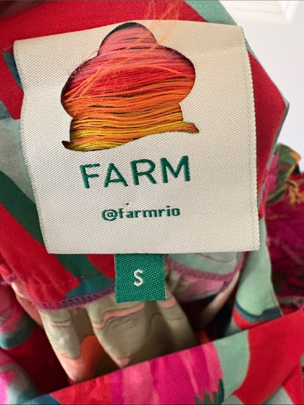 FARM Rio Foliage Mix Mini Dress Small - Picture 3 of 4